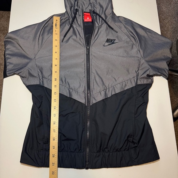 NIKE WINDRUNNER CHAMBRAY FULL ZIP Hooded JACKET Women’s size Small - Picture 7 of 11